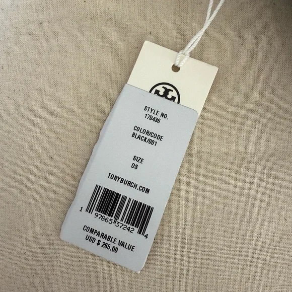 Tory Burch Nylon Belt Bag Fanny Pack 170436 in Black Lightweight NWT - Picture 12 of 12